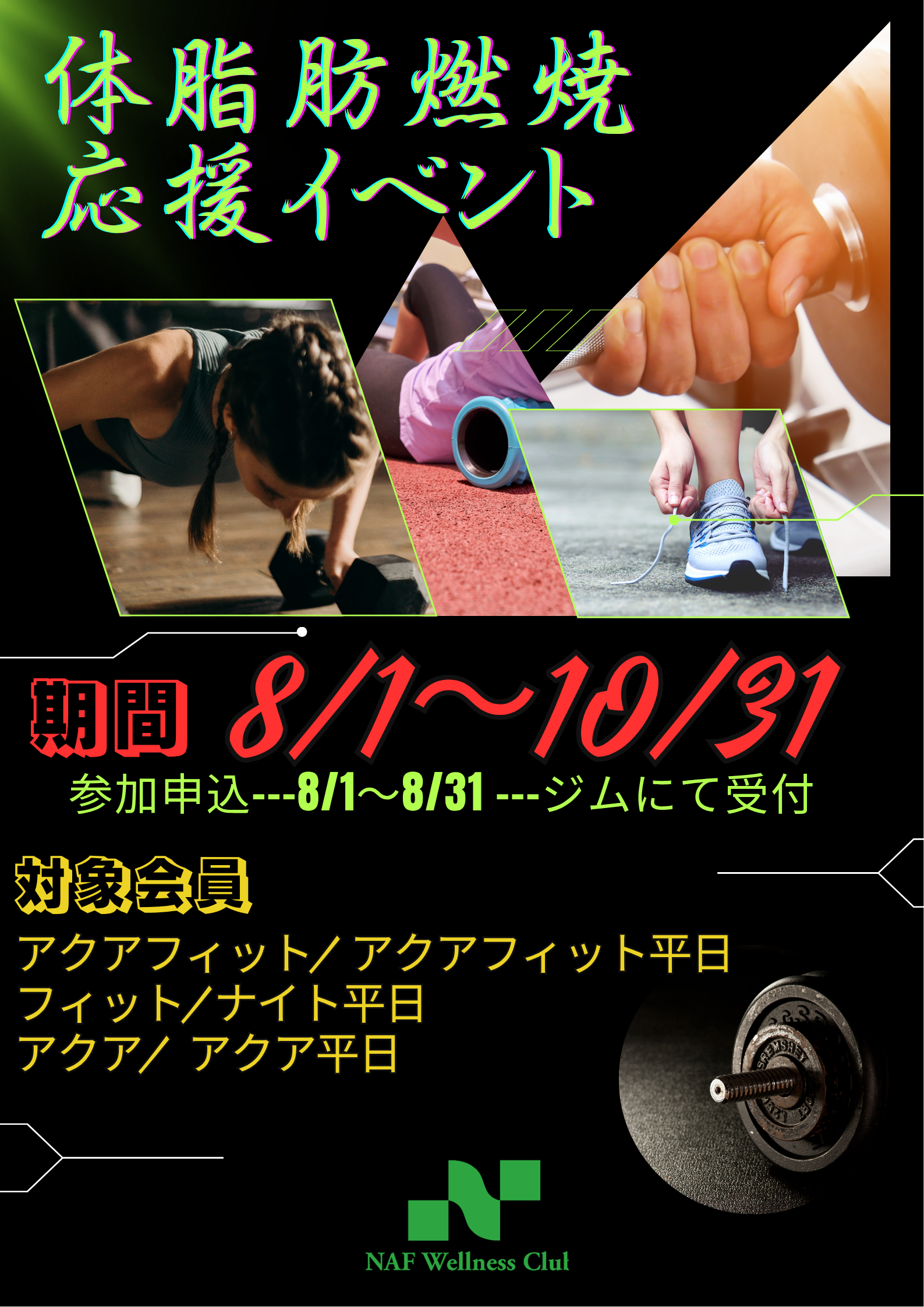 plan 体脂肪 repeatポスター 縦2
